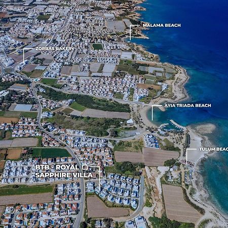 By The Beach - Royal Sapphire Villa Protaras Exteriör bild